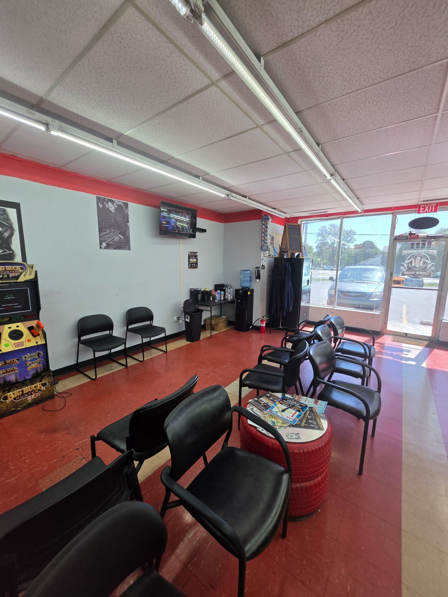 Inside the Big Tyme Barbers shop in Indianapolis
